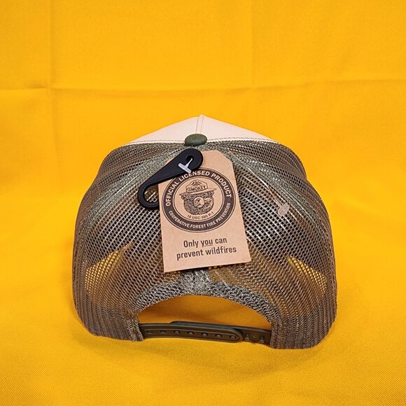 Smokey Bear Trucker Hat Snap Back Patch Only You Can Prevent Wildfires Hat NEW - Picture 6 of 12